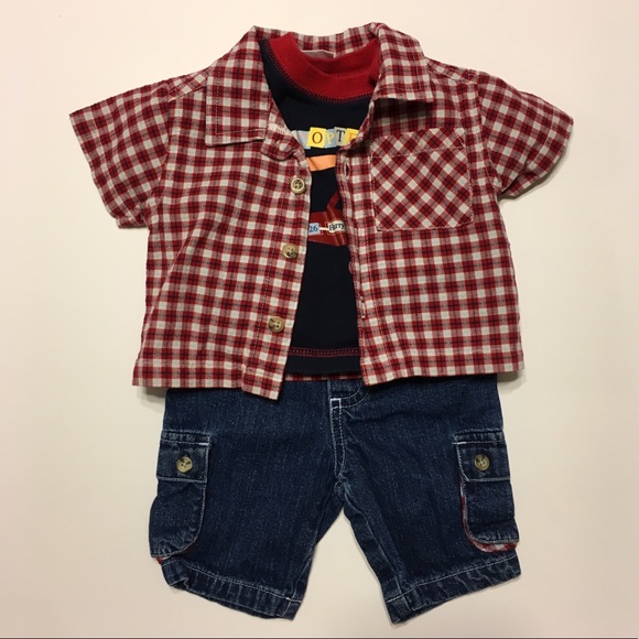 Little Wonders boys 3 piece outfit - Picture 1 of 7